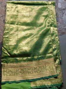 Green & Gold Saree