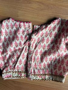Cotton lehenga set