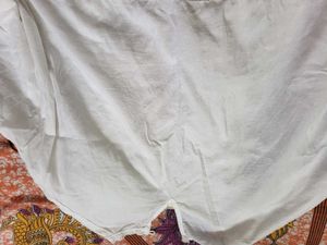 White Korean Cut Out Top