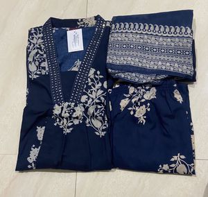 🥰Women Printed A-Line Kurta Pant With Dupatta🥰