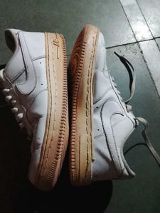 Nike White Airforce 1 Sneakers