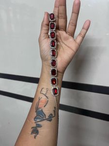 Red Jewel Neckset