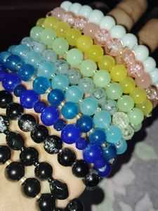 Glass Beads Bracelet All Designs Are Available