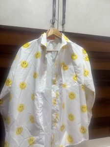 Smiley Face Print Shirt from Vietnam