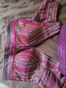 Ready To Wear Sequence Saree With Blouse