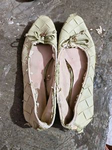 Luna Blu Worn Ballet Flats