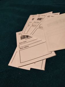 Freeup &amp; Delhivery Shipping Labels : Pack Of 20