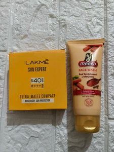 Lakme Compact And Meera Facewash