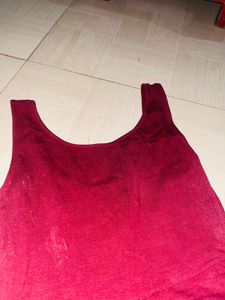 Burgundy Skater Dress