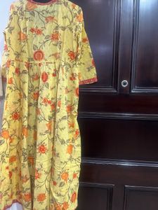 Floral Print Kurta