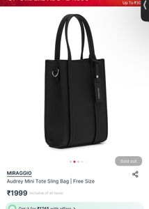 Mini Black Handbag