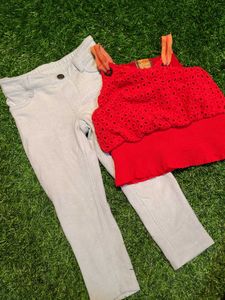 Jeans Top For Baby