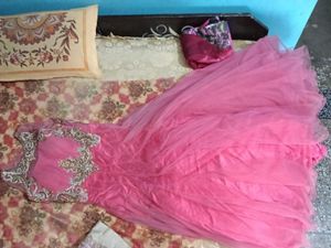 Elegant Pink Ethnic Gown