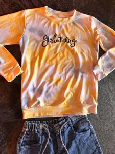 SALE COMBO OFFER Girls&#39; Tie-Dye Outfit with jog