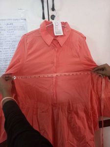Casual Solid Coral Jumpsuit For Ladies