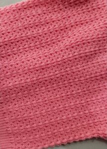 Cute Pink Knit Baby Cardigan