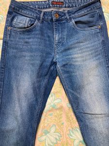 Dark Blue Denim Jeans