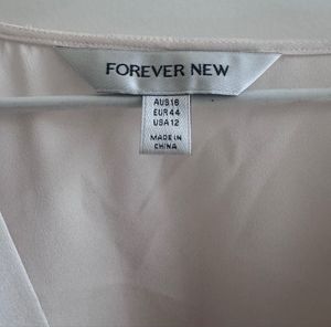 Forever New Grecia Pleat Front Wrap Blouse