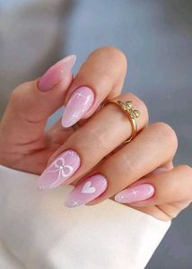 Pink Nail Art