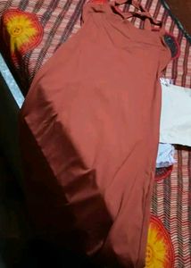 Savana Brown Bodycon With Back Bow