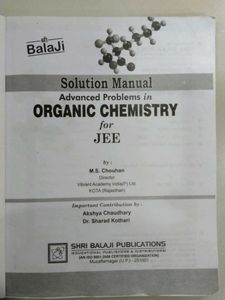 Organic Chemistry JEE Manual