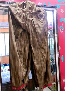 Rose &amp; Brown Floral Salwar Kameez