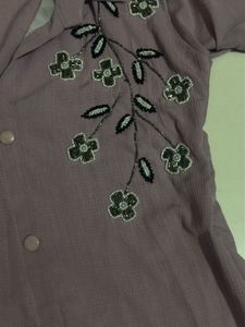 Floral Embroidered Dress
