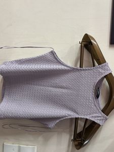Lilac Textured Tank Top