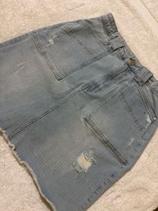 Denim Blue Skirt