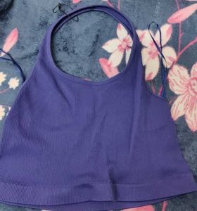 Zudio Halter Neck Crop Top