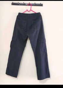 Black Cargo Jeans