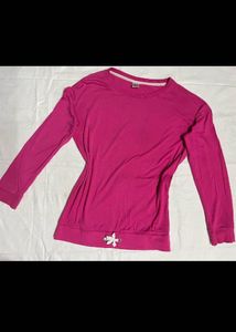 Magenta Long Sleeve Top🩷💙