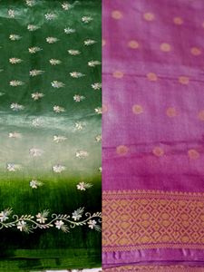 Elegant  pure silk Pink Saree 2