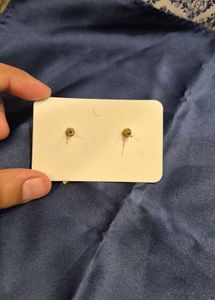 Golden Flower Pearl Earrings