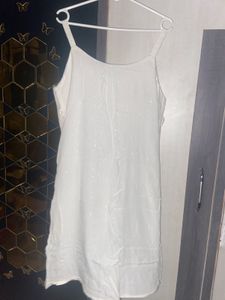 White Slip Dress