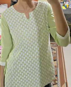 Green Short Kurti