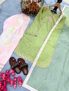 New Stayle Beautiful Pakistani Sirak Dress importa