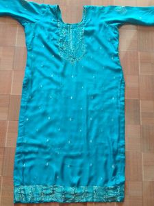 Flair Suit With Contrast Duppatta