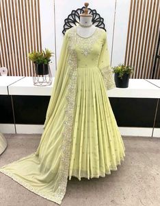 New Standard Beautiful Pakistani Gown Dress Inpote