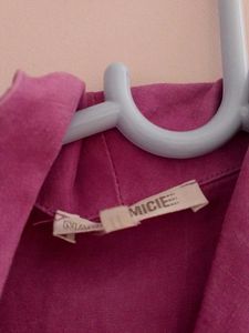 Purple Linen Button-Down