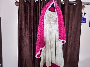 anarkali with dupatta