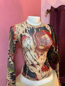 🐅 tiger mesh top 🐅