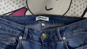 Only Straight Fit Blue Denims