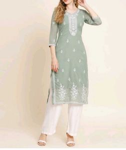 Elegant Embroidered Kurta Set