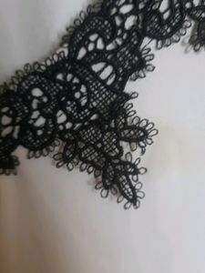 White Formal Lace Top