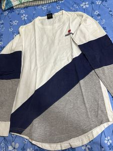 White Full Sleeve Tshirt