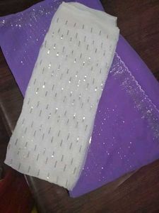Lilac Shimmer Saree