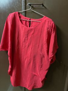 Red Top Cotton Material