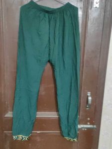 Green Printed Ethnic Kurti salwar dupatta