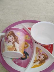 Set Of Two Cute Dinnerware For Kids...Like New..